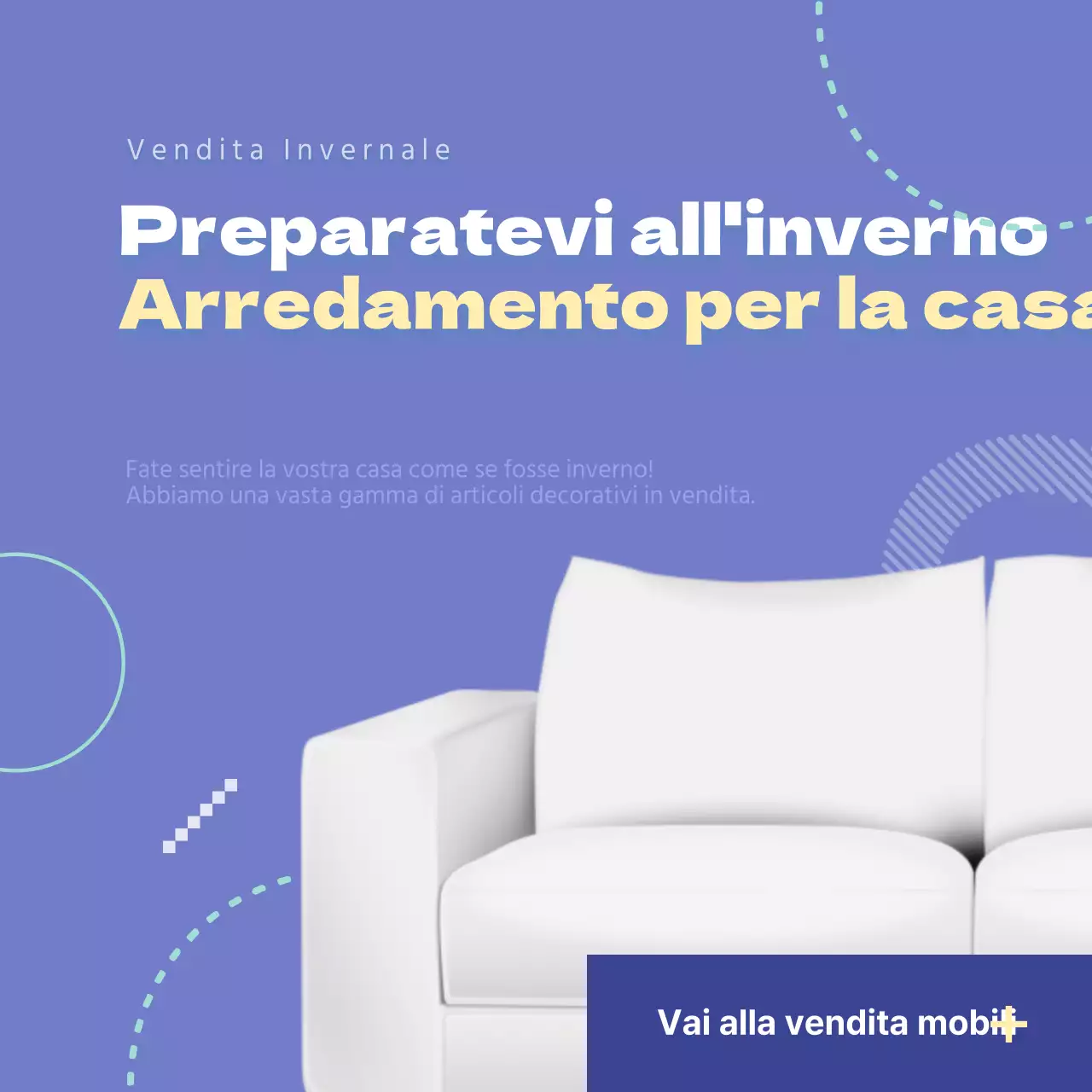 Vendita di mobili per interni