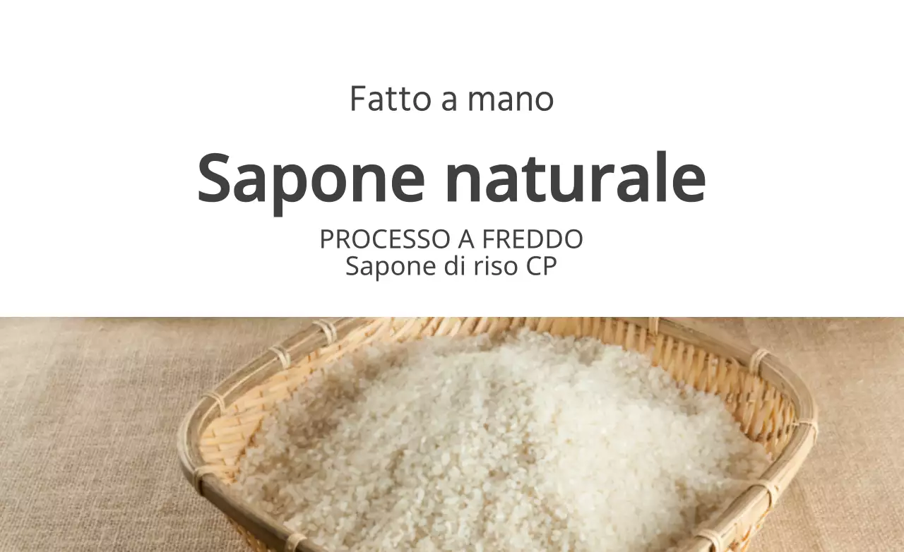 Sapone di riso
