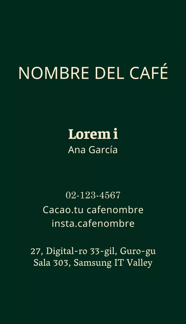 CAFENAME