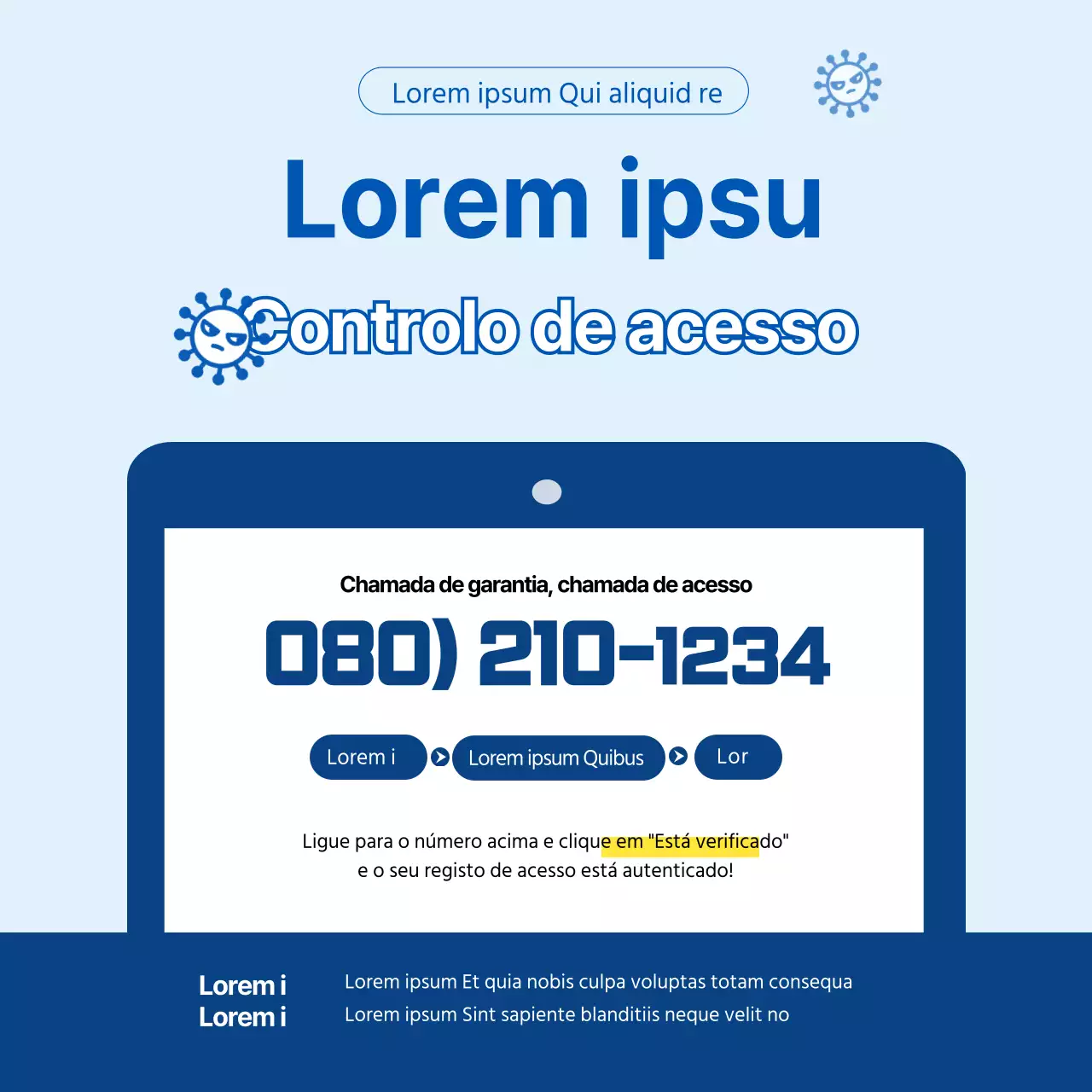 Controlo seguro do acesso às chamadas