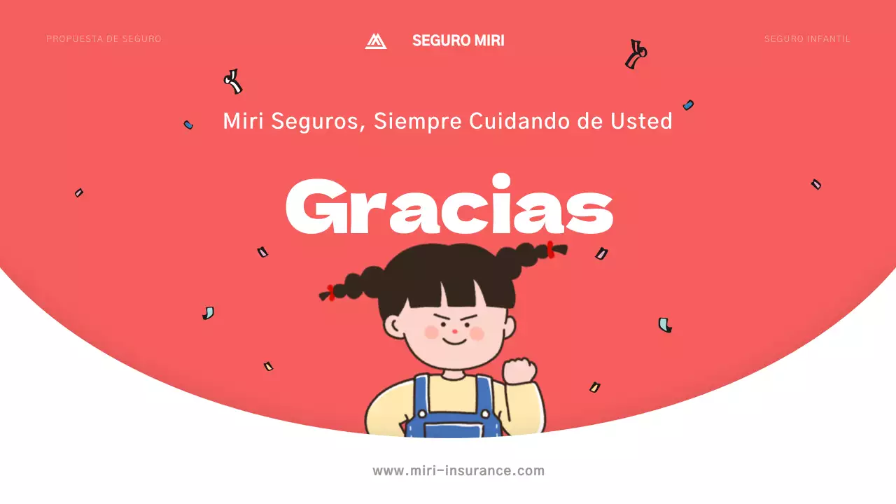 Simpática propuesta de seguro infantil en rosa