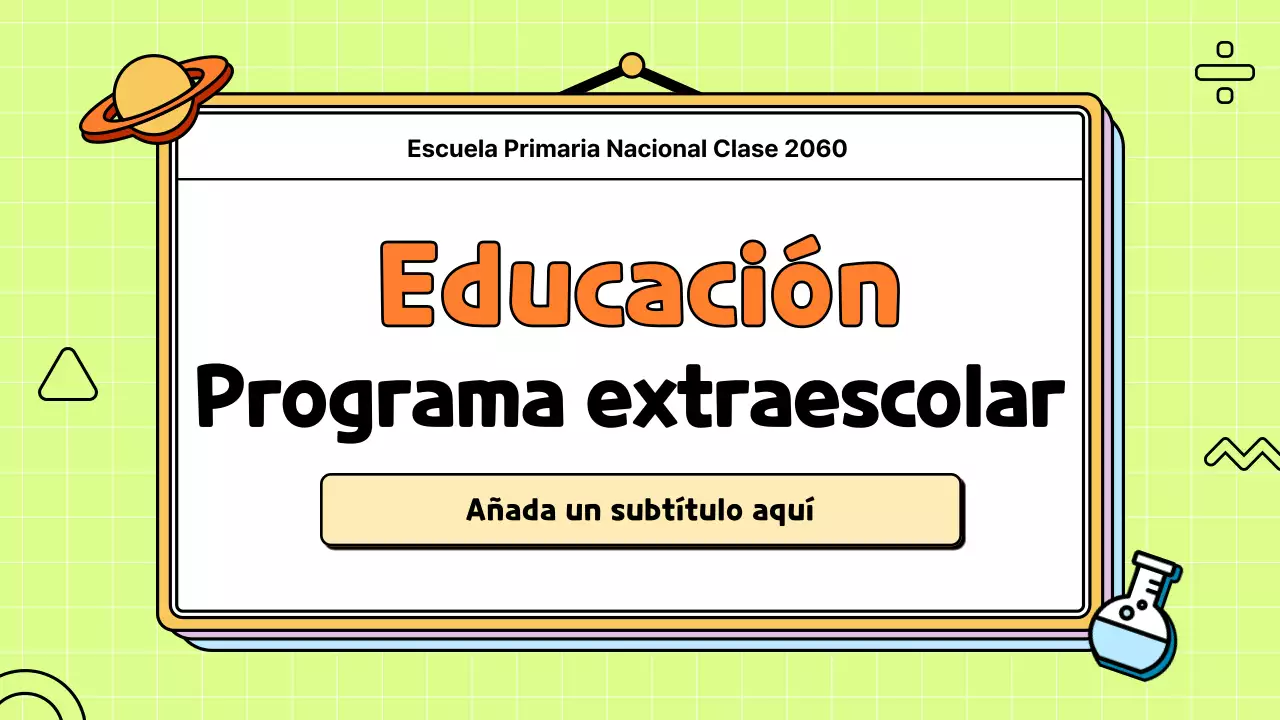 Simpática y colorida propuesta de plan de clase de ilustración científica