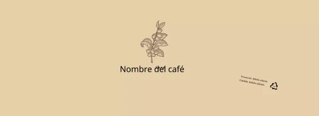 Ilustración de flor botánica beige