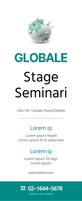 Stile pulito in menta scura e nero Informazioni sui seminari Intuition