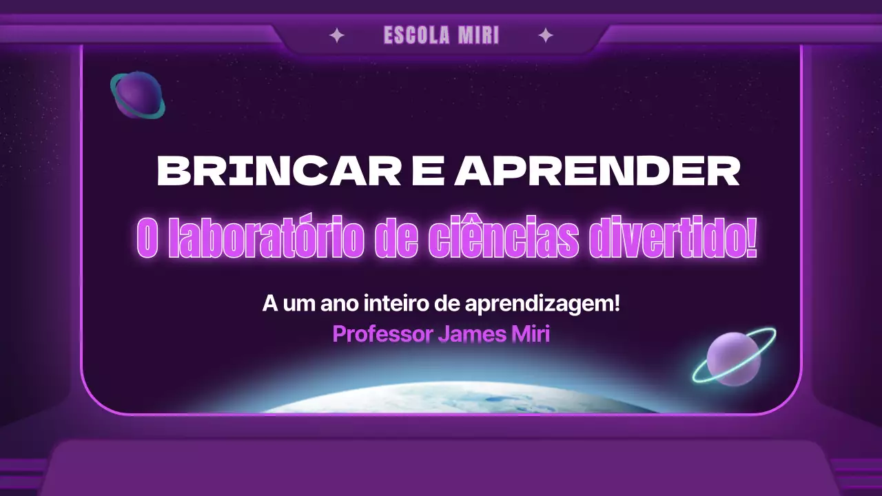 Apresentação da aula de ciências do conceito de nave espacial