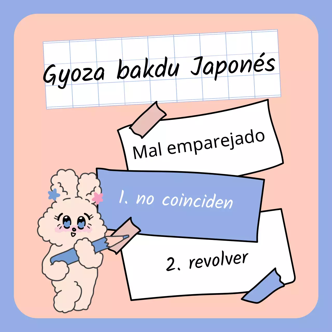 Tapas rosas japonesas con ilustraciones del día