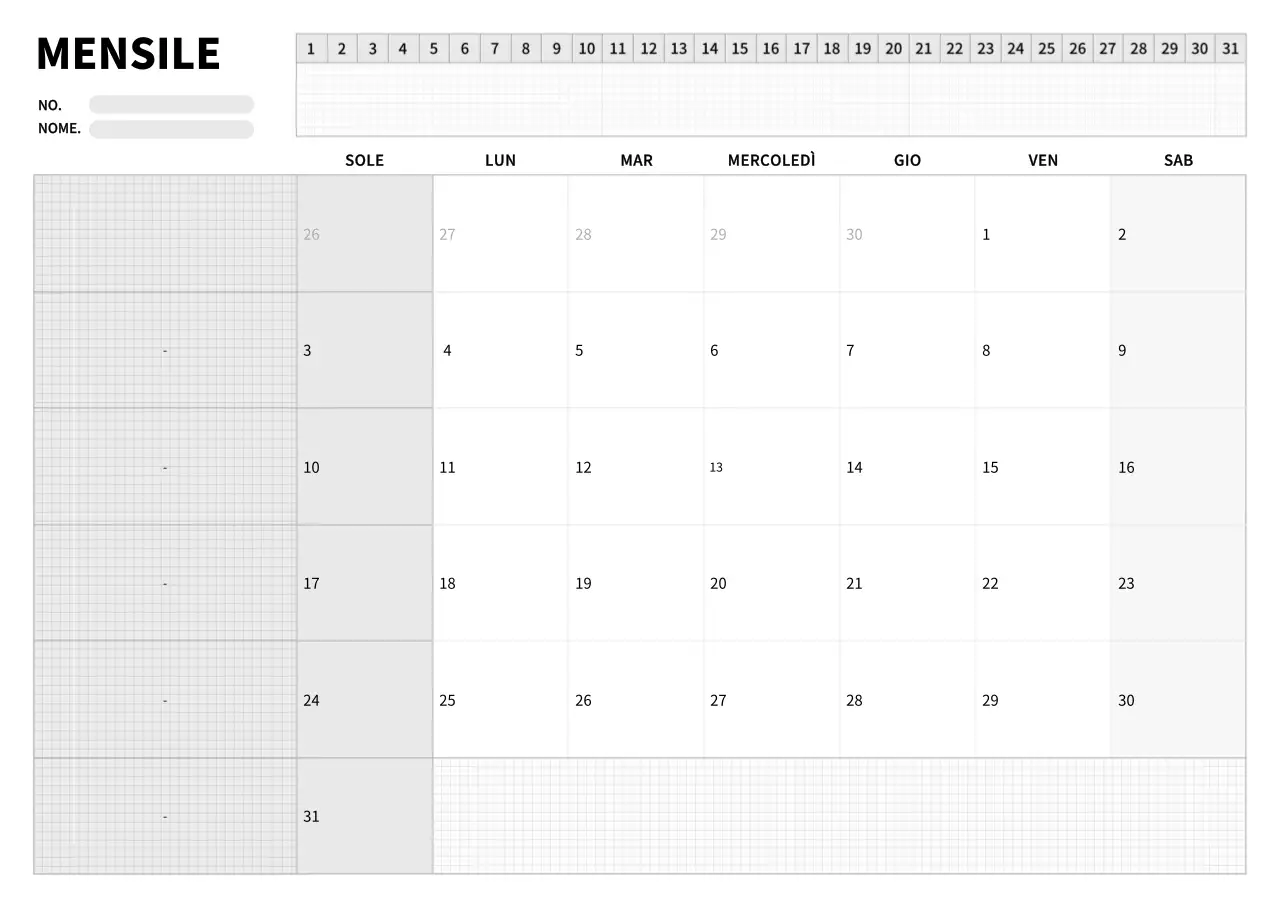 Un concetto semplice in grigio chiaro e nero di Munsley