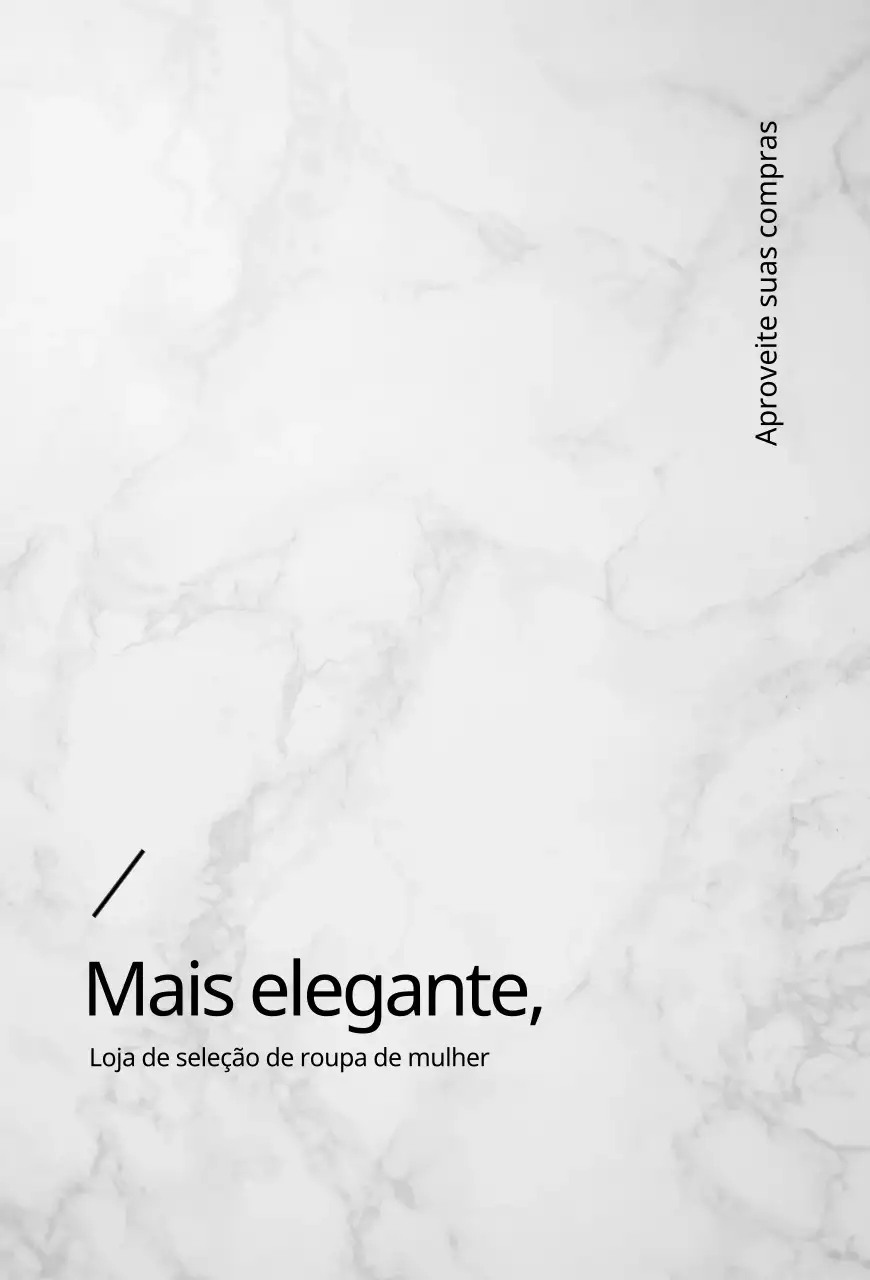 Cartão postal de troca do centro comercial em tons de mármore
