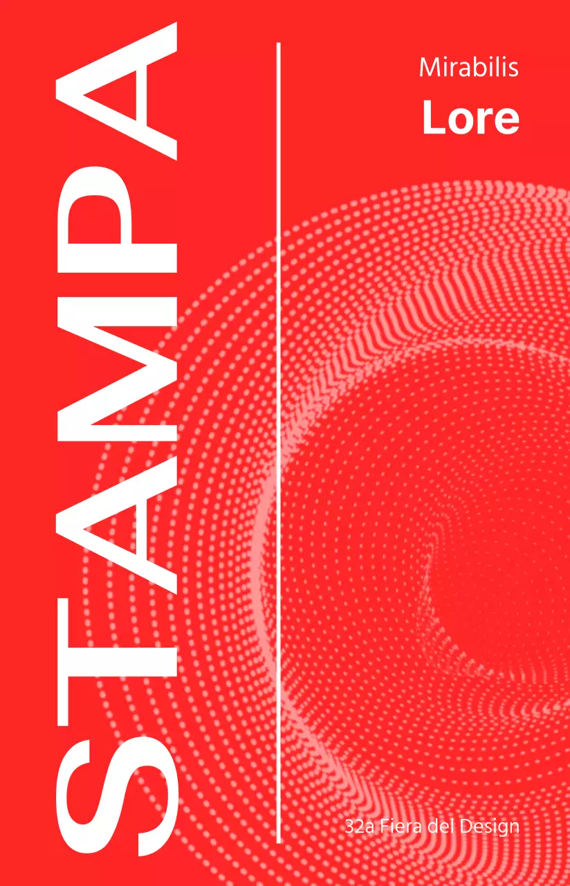 Organizzatori di eventi con un design incentrato su linee e forme