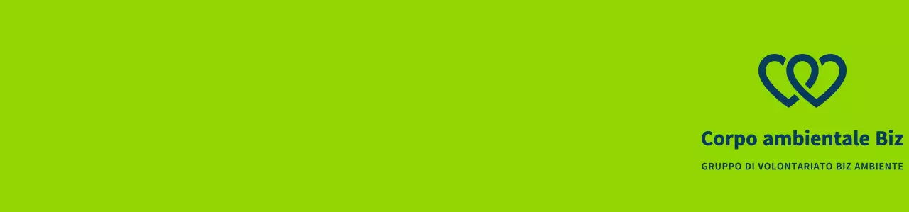 Stile del logo del simbolo del volontario pulito in verde chiaro e blu navy per le organizzazioni ambientaliste globali