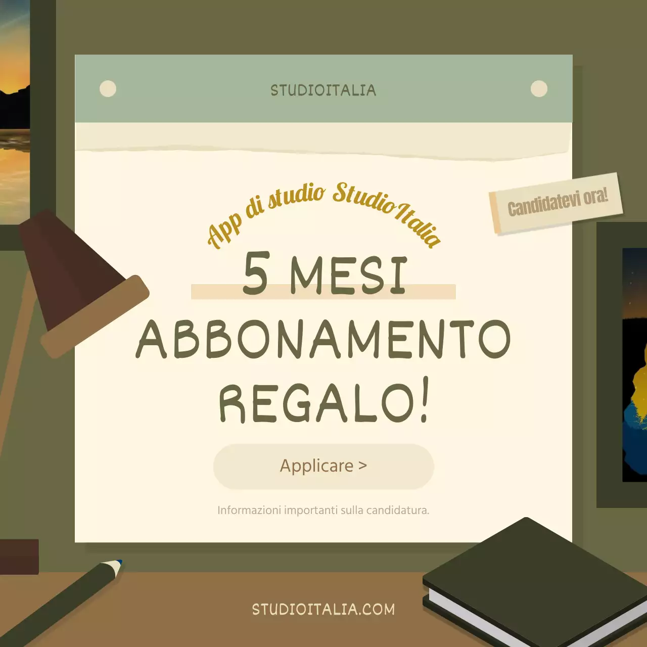 Sfida alle abitudini inglesi del nuovo anno in marrone e verde