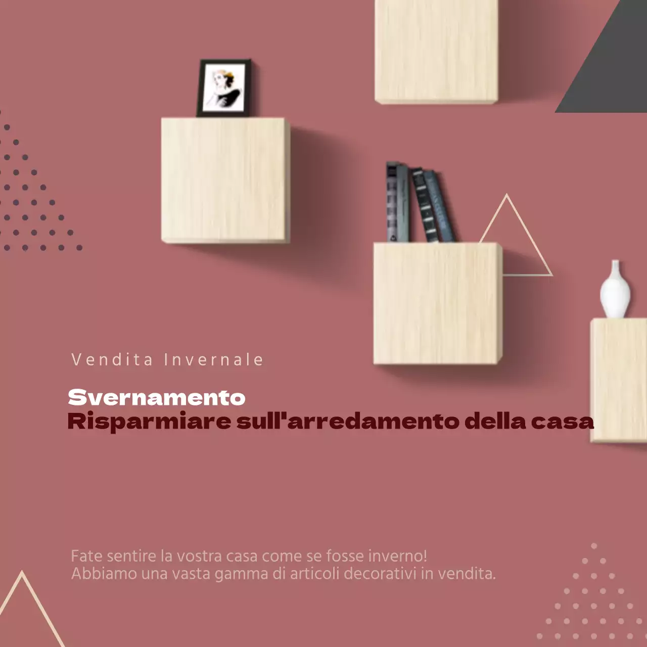 Vendita di mobili per interni