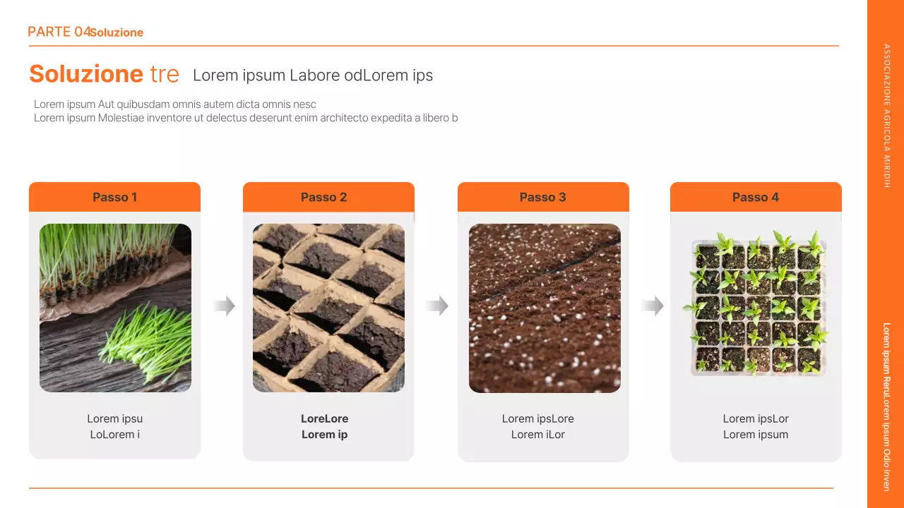 Annuncio della Giornata dell'agricoltore con illustrazione di un agricoltore arancione