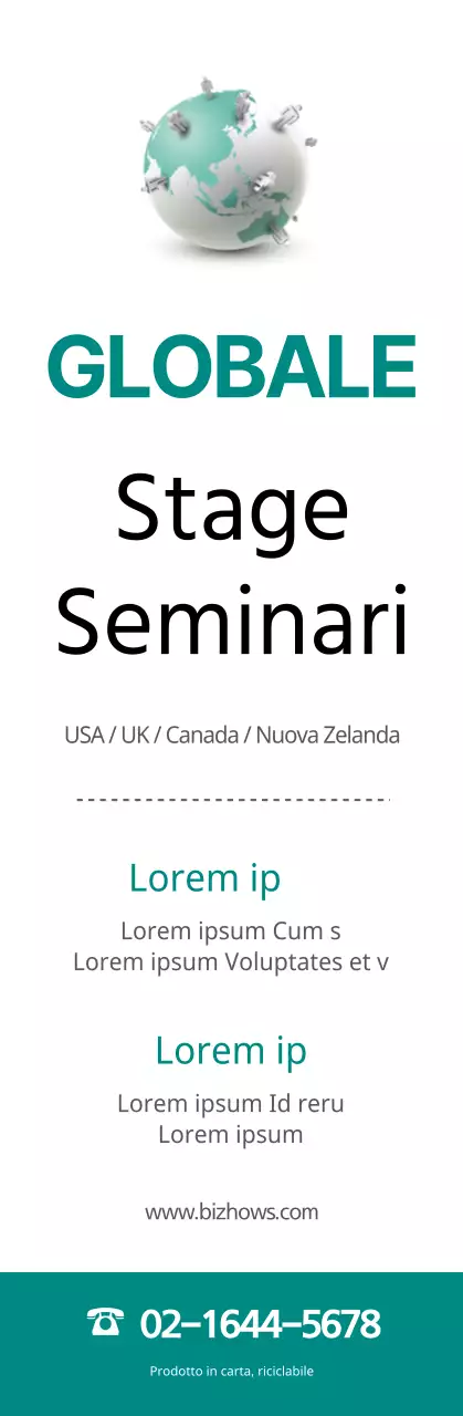 Stile pulito in menta scura e nero Informazioni sui seminari Intuition