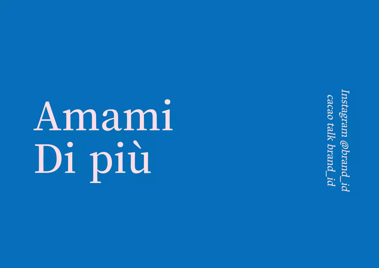 Etichetta di marca blu-rosa