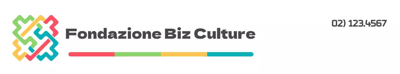 Glifi e simboli coreani tradizionali colorati stile logo Fondazione culturale promozione e vendita