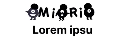 Stile di logo illustrato carino e semplice in nero per la promozione della scuola di lingua inglese