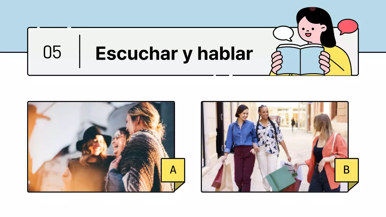 Lindo estilo de personaje educativo en azul claro