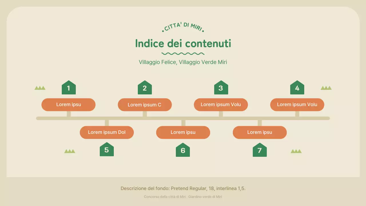 Proposta di concorso per il giardino di rivitalizzazione della comunità verde e arancione