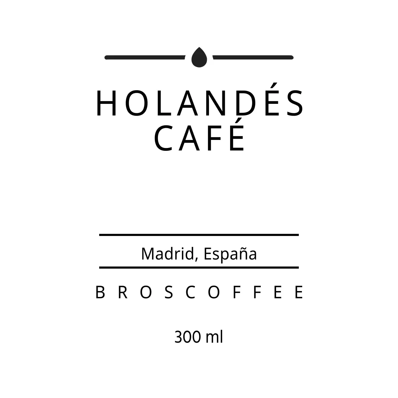 CAFÉ HOLANDÉS