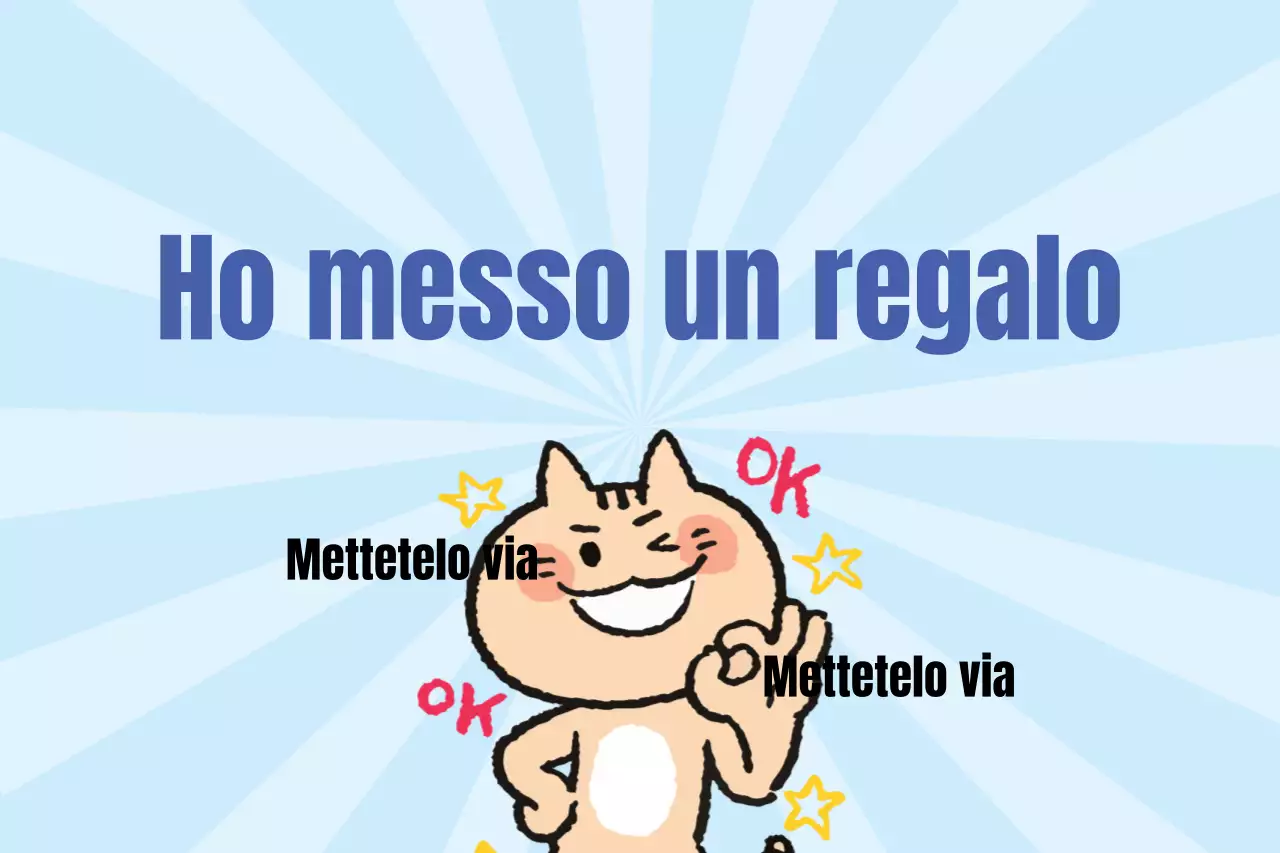 Ho inserito un regalo