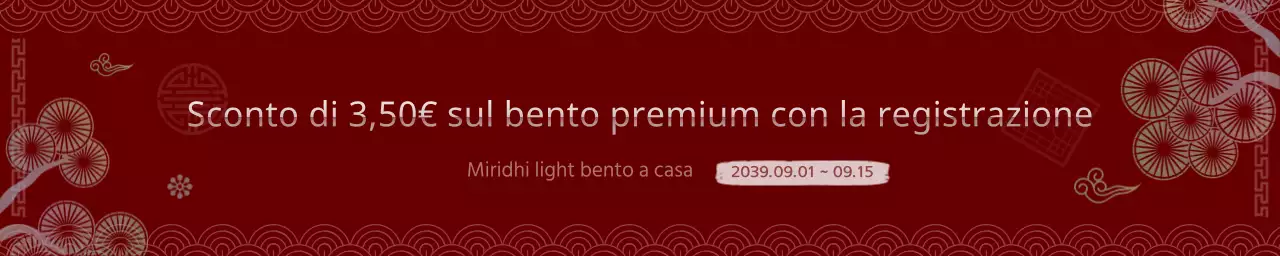 Scatole per il pranzo di concetto coreane bianche e rosse scontate