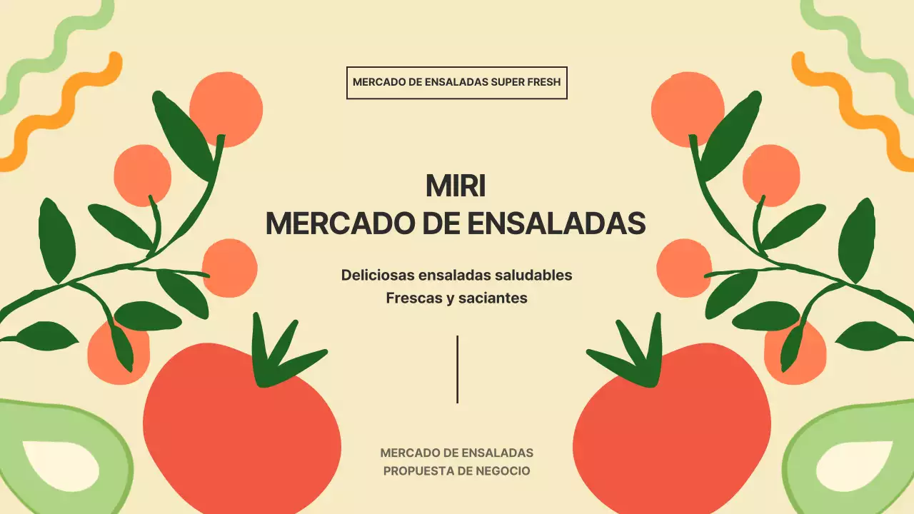 Guía de acuerdos de la marca de ensaladas Beige