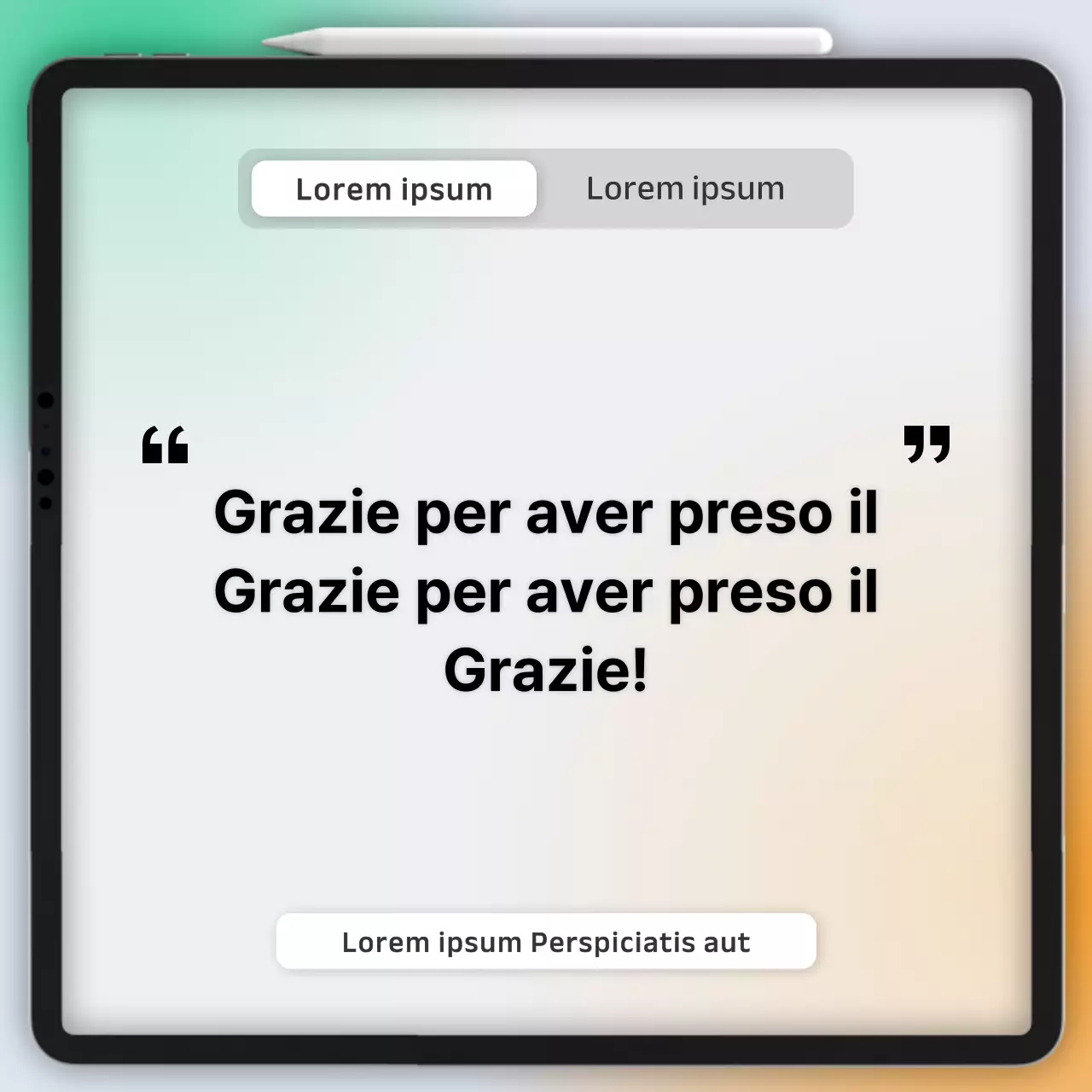 Relazione sui risultati del sondaggio sul concetto di UI gradiente