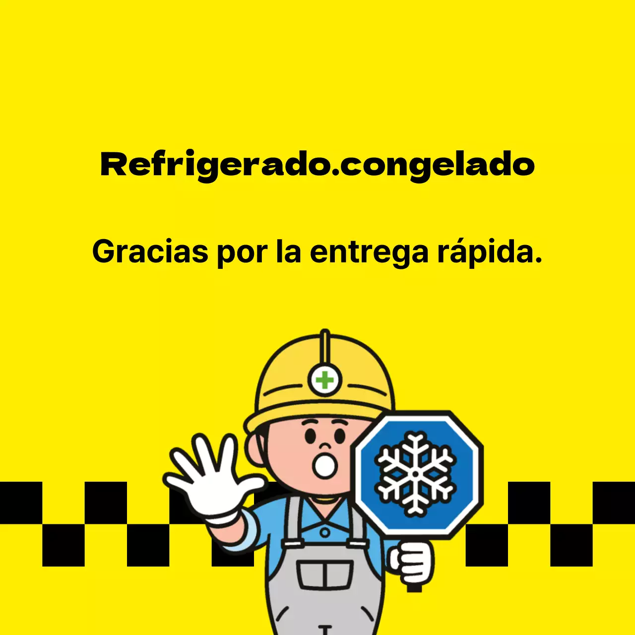 Pegatinas de alimentos congelados