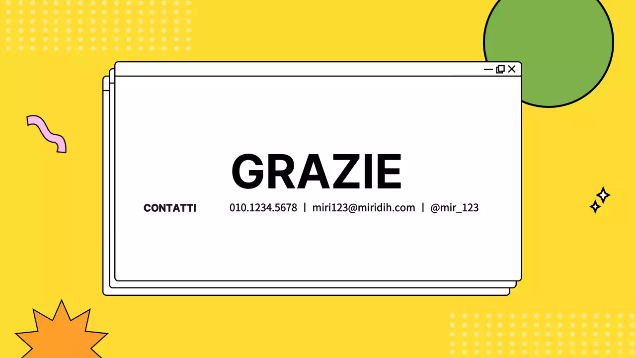 Portafoglio di concetti colorati per schermi di computer