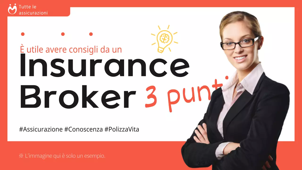 Miniatura di Youtube con semplici consigli per l'assicurazione arancione