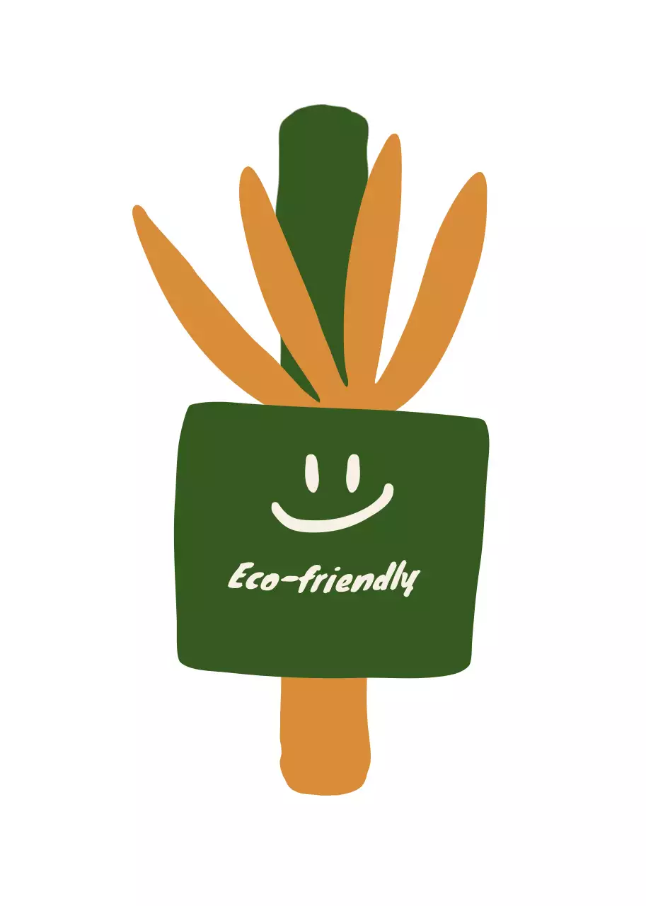 Guida ai prodotti vegani ecologici con illustrazioni concettuali organiche minimaliste arancioni e verdi