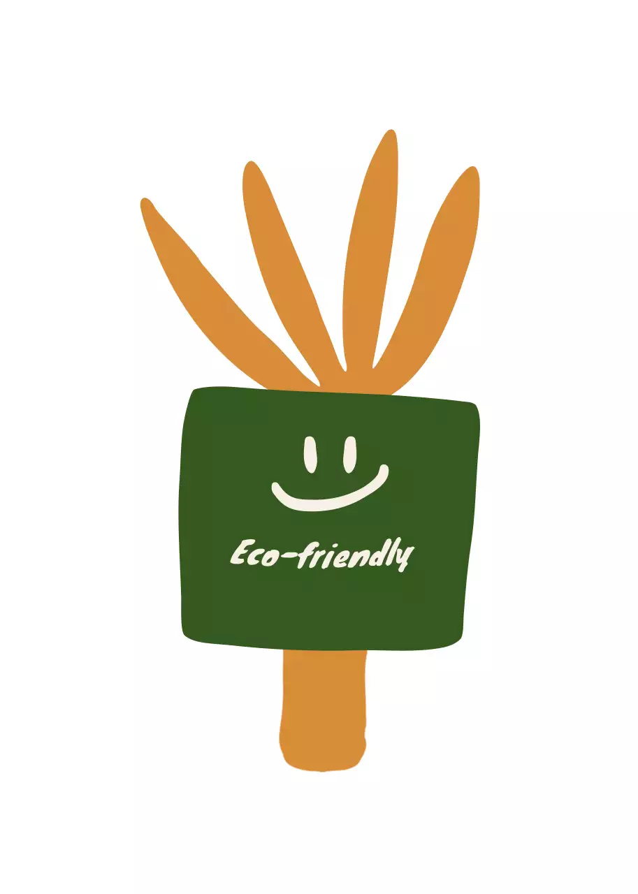 Guida ai prodotti vegani ecologici con illustrazioni concettuali organiche minimaliste arancioni e verdi