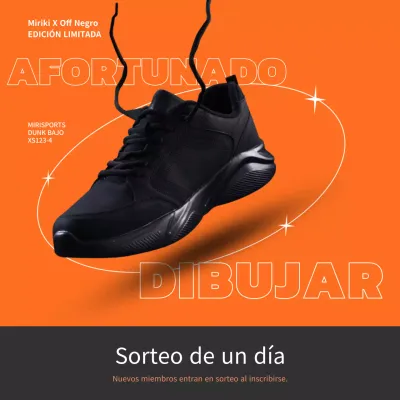 Orange Simple Evento Sorteo en redes sociales