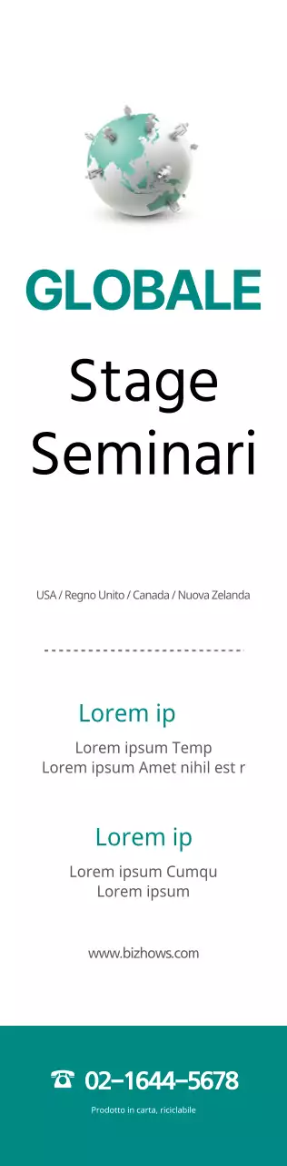 Stile pulito in menta scura e nero Informazioni sui seminari Intuition