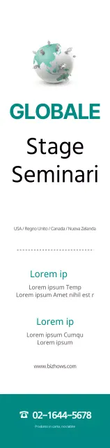 Stile pulito in menta scura e nero Informazioni sui seminari Intuition