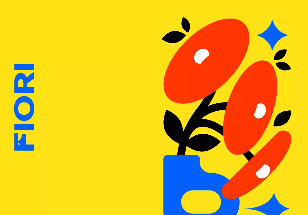 Uno stile di illustrazione floreale colorato, carino e alla moda per prodotti personali.