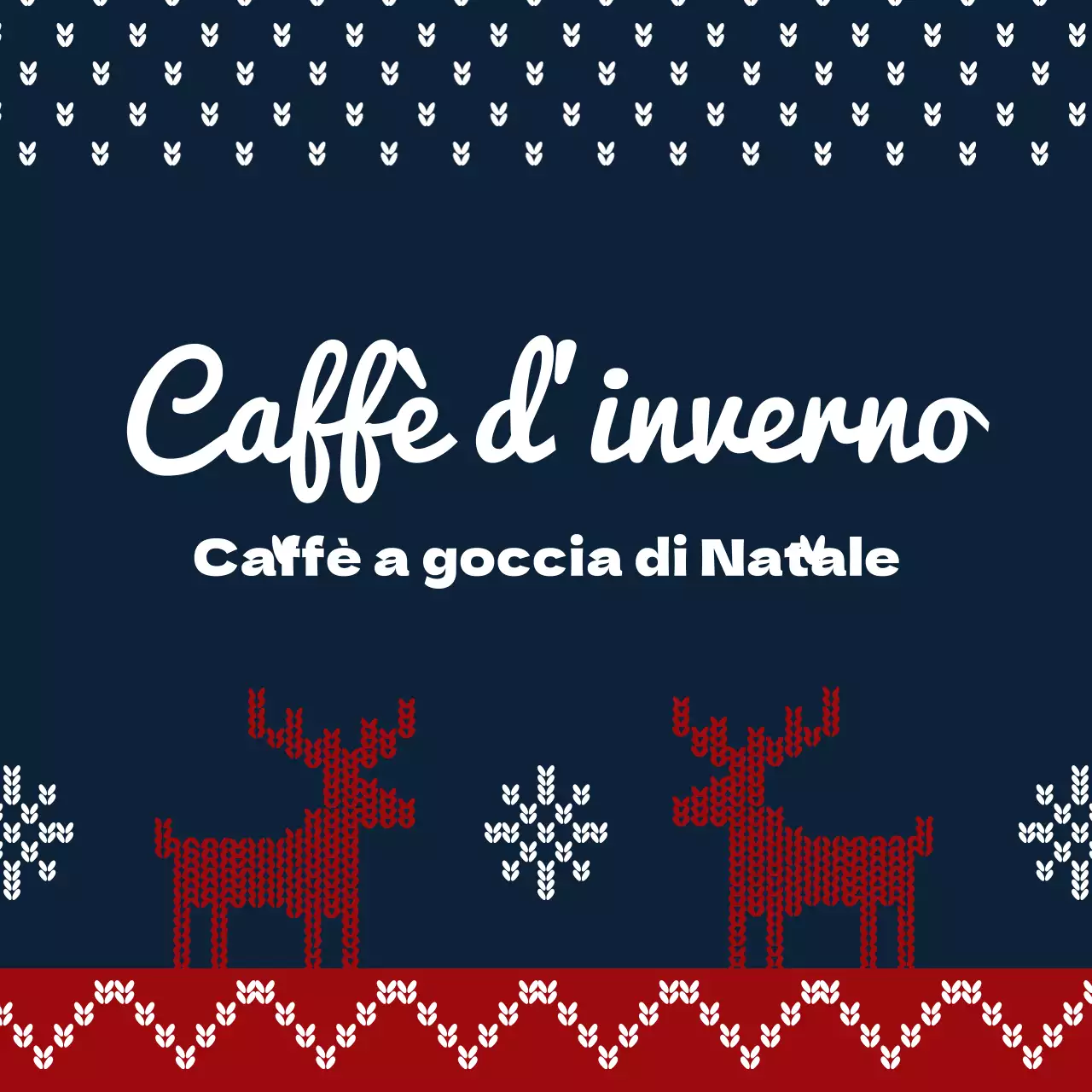 Caffè a goccia di Natale