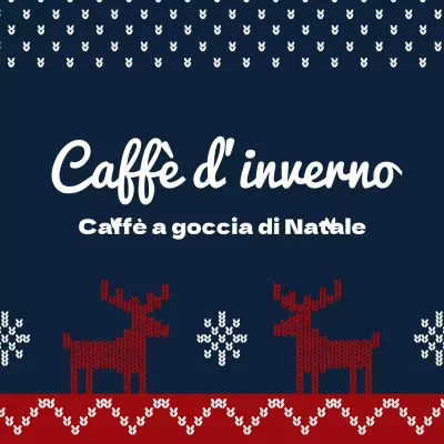 Caffè a goccia di Natale
