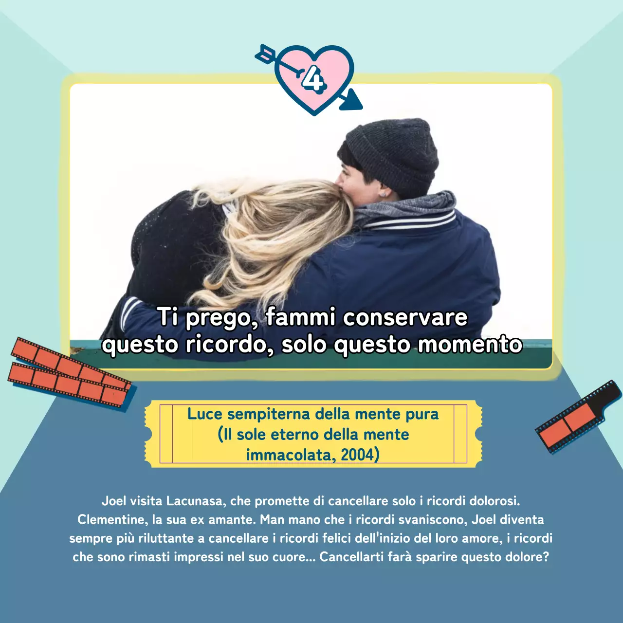 Basato su un concetto di film romantico viola