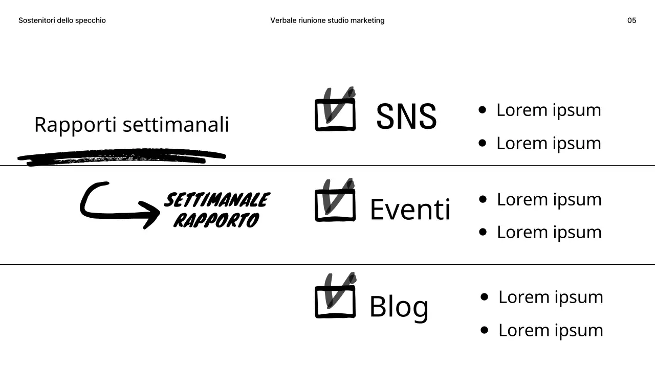 Minuti di studio in bianco e nero con concetto di scarabocchio