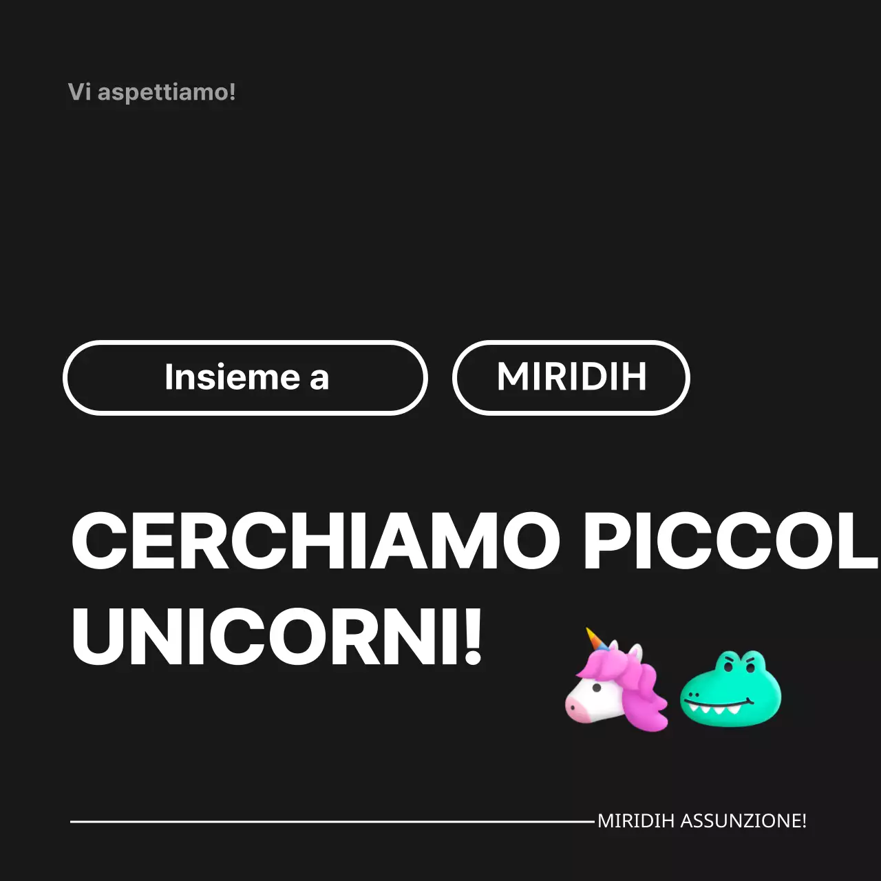 Concetto di emoji in bianco e nero per gli annunci di lavoro