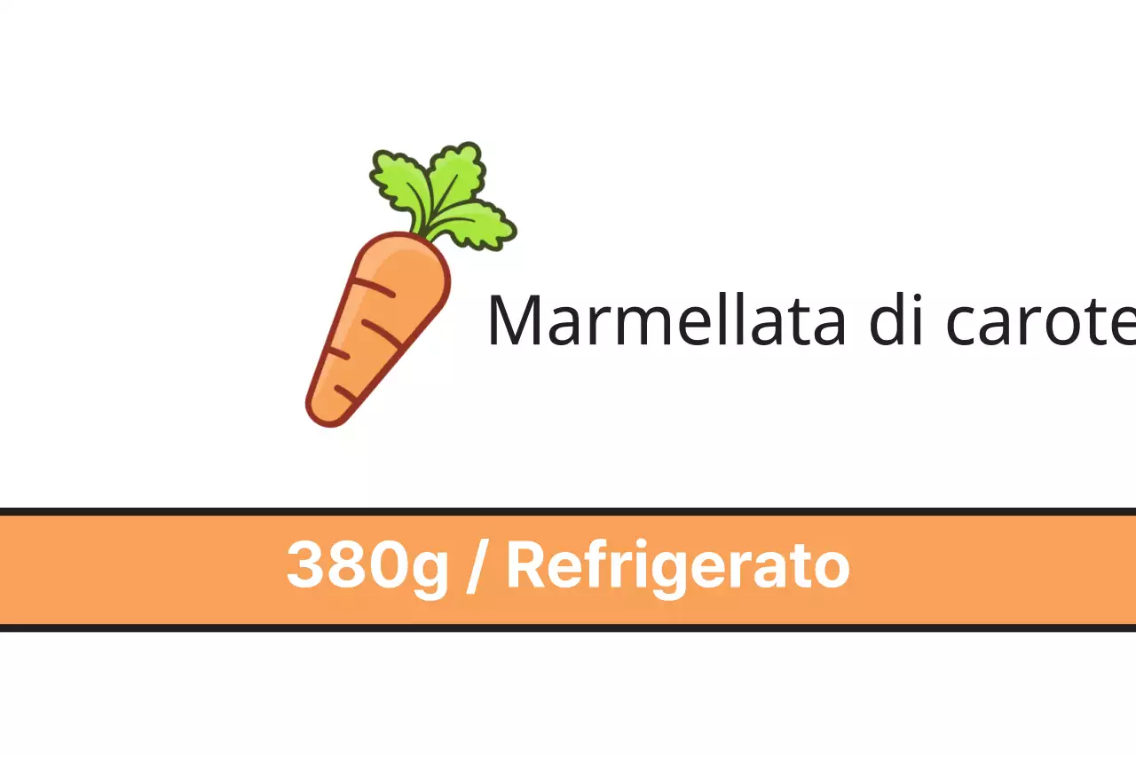 Marmellata di carote