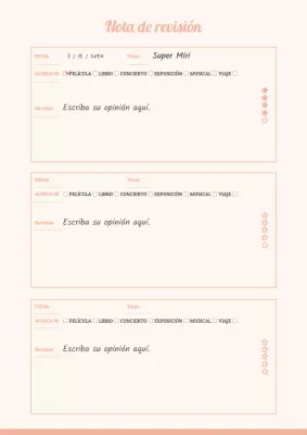 Pastel learning diary review note documentation