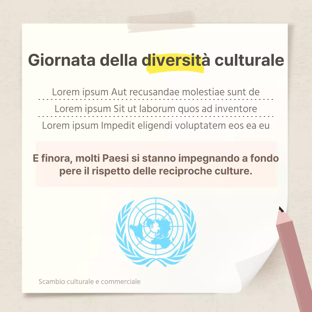 Dooclass Giornata mondiale della diversità culturale CardNews Design