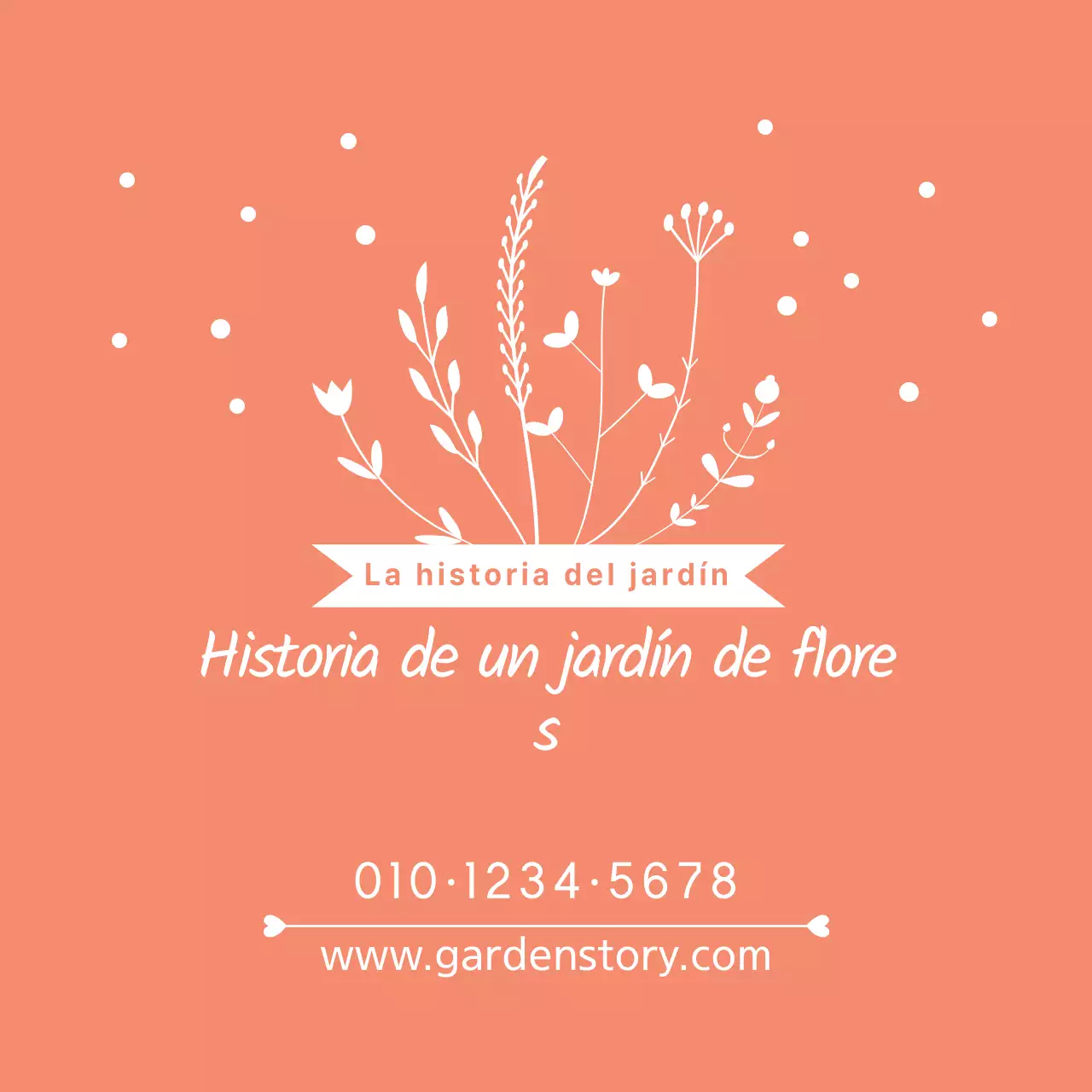 Historia de un jardín
