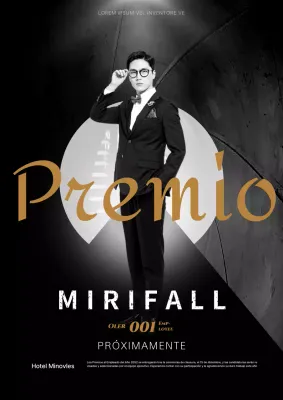 Premios de fin de año para los empleados en negro y oro