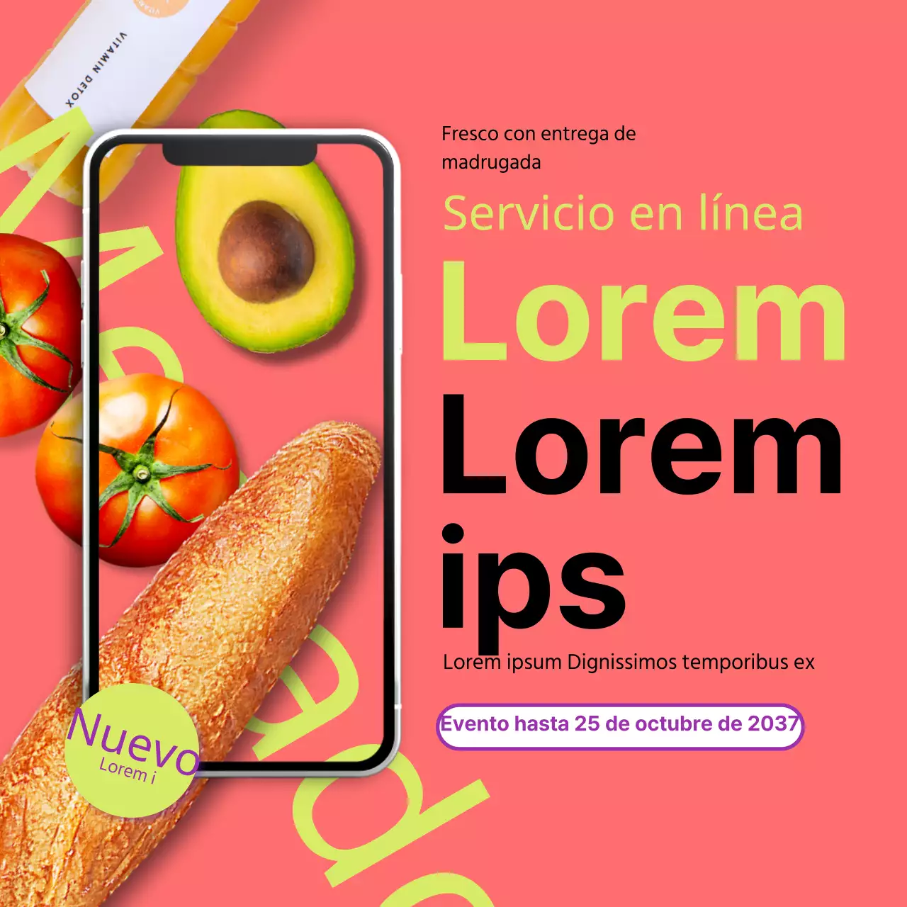 Lujosa experiencia de compra en línea con colores complementarios