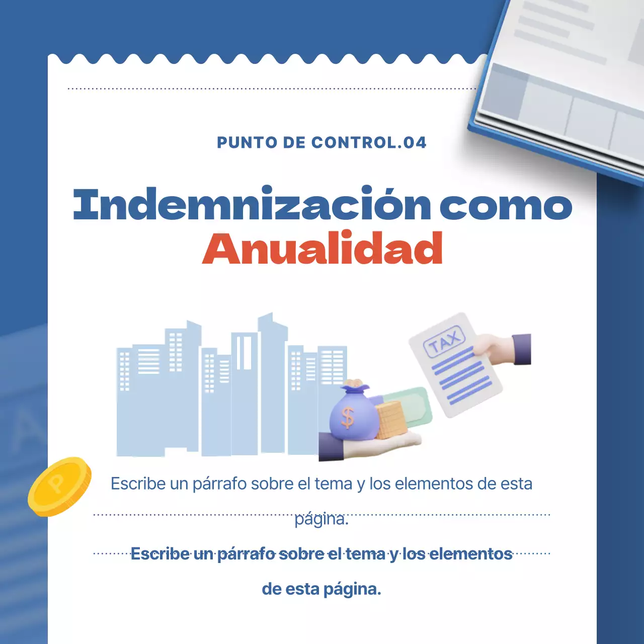 Concepto de recibo azul y rojo Recibo de pensión Consejos para ahorrar impuestos