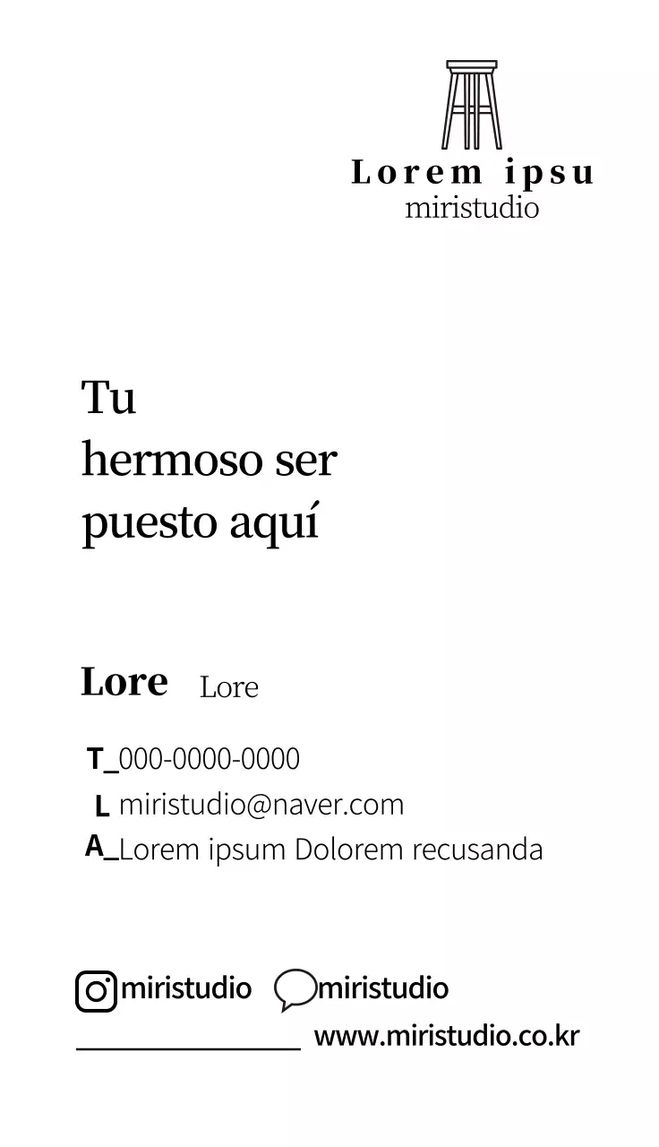 Estudio fotográfico retro con ilustraciones marrones